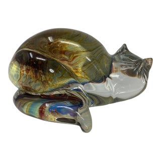 Murano Glass Cat For Sale