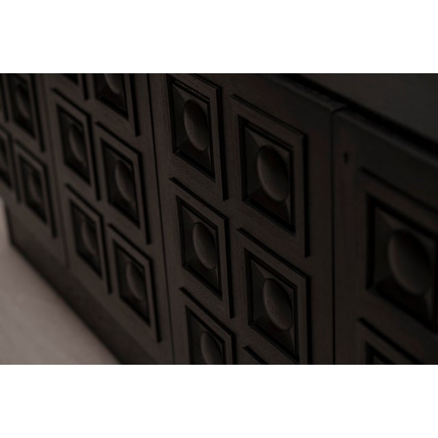 Vintage Belgian Brutalist Sideboard, 1970s For Sale - Image 12 of 18