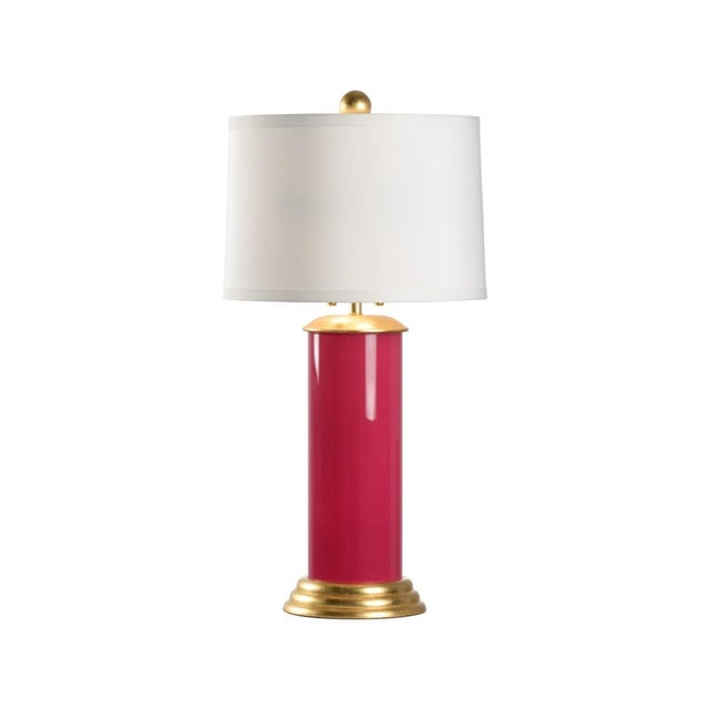 Wildwood Wildwood Savannah Table Lamp - Fuchsia For Sale - Image 4 of 4