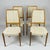 Beige Vintage Nordic Chairs in Fabric, 1960s, Set of 4 For Sale - Image 8 of 9