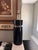 Vintage 1960's Mid Century Modern Art Deco Ceramic Black And Platinum Italian Lamp - Pierre Cardin Amazing Estate Find...
