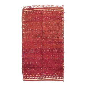 Vintage Red Beni MGuild Moroccan Rug - 06'00 X 10'00