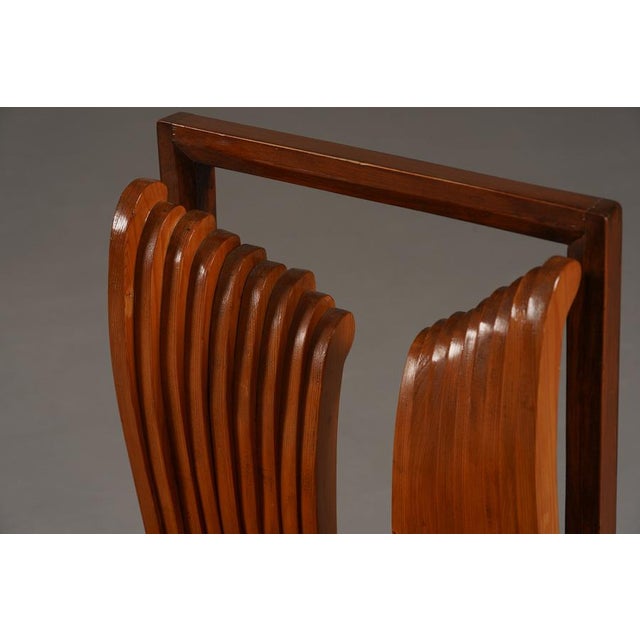 Vintage Sculptural Dining Chairs, France, 1960s, Set of 2 For Sale - Image 12 of 15