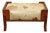 Share Vintage Bill Sofield Baker Furniture Brown Cowhide Bench For Sale