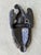 Early 20th Century Antique Cast Iron Eagle Door Knocker With Shield & Laurel Motif For Sale - Image 5 of 5