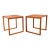 Kai Kristiansen Mid Century Danish Modern Teak Tables - A Pair For Sale