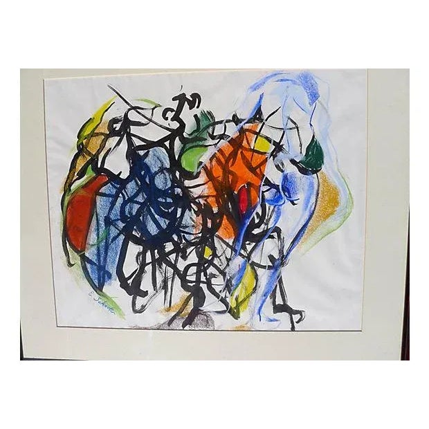 Erik Sulander Modern Abstract Painting in Mixed Mediums For Sale - Image 4 of 4