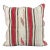 Turkish Hemp Pillow Cushion Natural Beige Red Pillow Cushion Cover 24"x24" For Sale