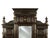 Brown Antique Monumental Renaissance Revival Carved Oak Hall Tree Stand Mirror 1890 For Sale - Image 8 of 14