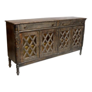 Lilliana Contemporary Carved Sideboard For Sale