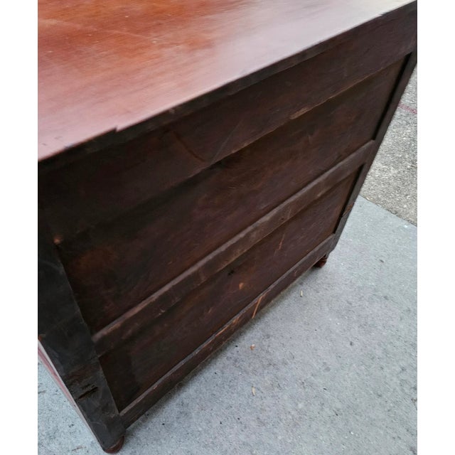 Brown Antique 19th Century American Chest of Drawers For Sale - Image 8 of 8
