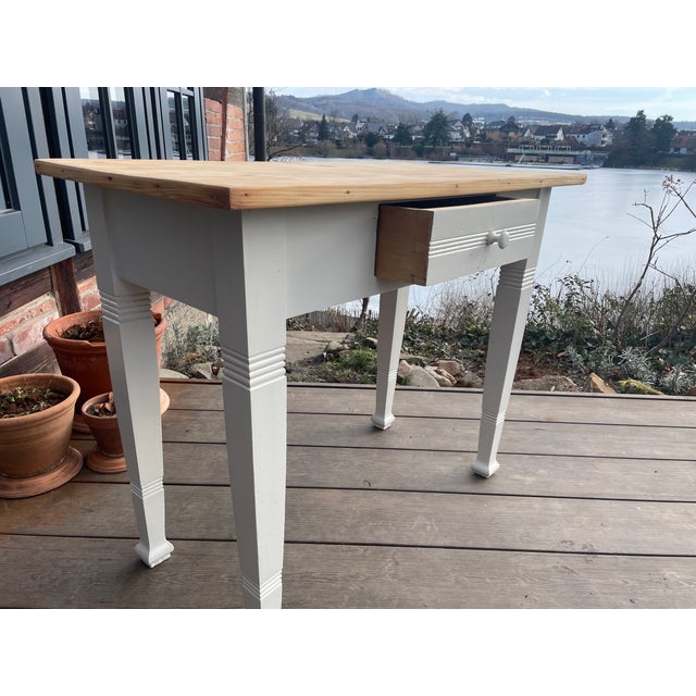 Antique Table in Fir, 1890s For Sale - Image 6 of 18