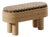 Grace Bench in Rattan and HR Foam by Popus Editions For Sale