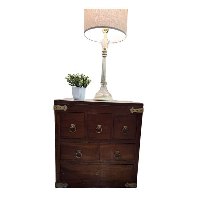 Pottery Barn Apothecary End Table / Nightstand For Sale