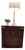 Pottery Barn Apothecary End Table / Nightstand For Sale