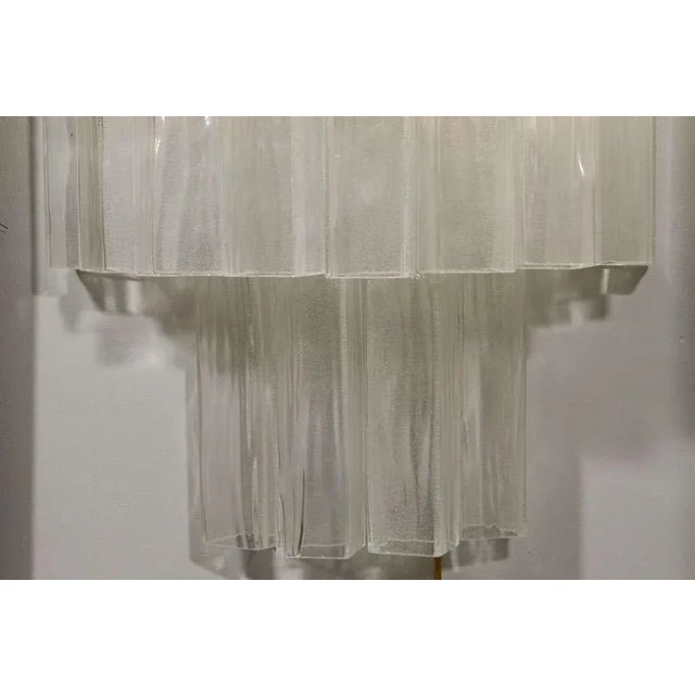 Pair of Murano Waterfall Sconces For Sale - Image 4 of 9