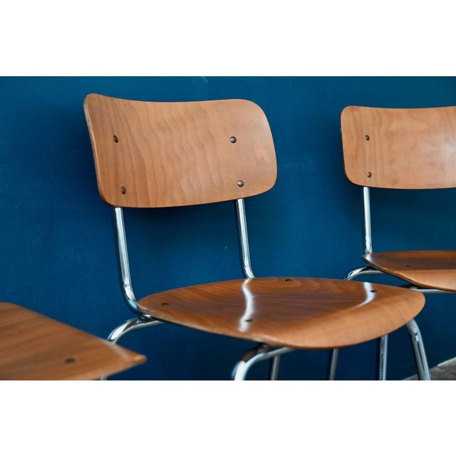 Tubular Chrome Chairs, 1970s, Set of 4 For Sale - Image 6 of 8