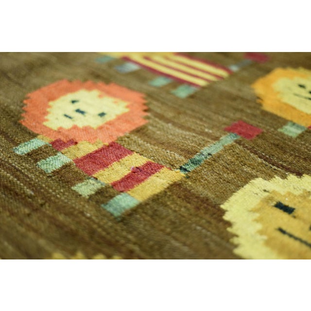 1970s Vintage Polish Woven Tapestry by Maria Janowska for Wielkopolska Spółdzielnia Pracy Przemysłu Artystycznego in Poznań, 1970s For Sale - Image 5 of 15