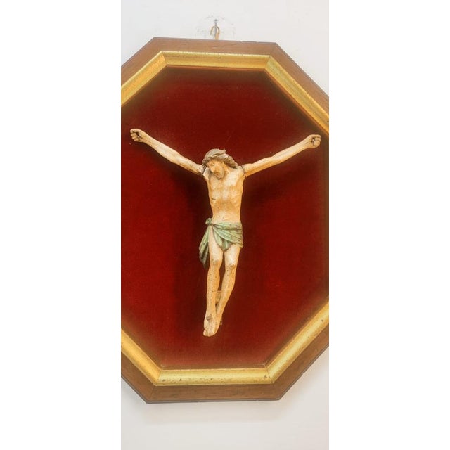 Christ on Panel in Wood, 1800s For Sale - Image 6 of 14