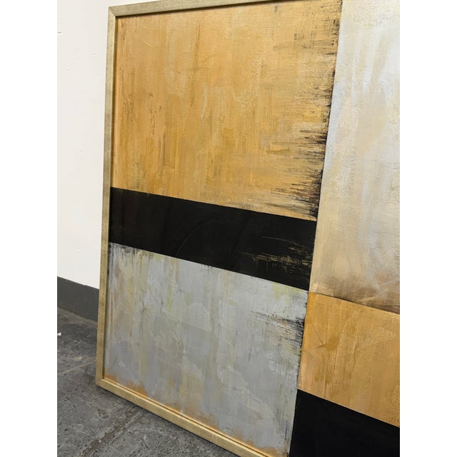 Soyeon for Z Gallerie “Flatiron” Abstract Canvas Artwork For Sale In San Francisco - Image 6 of 12