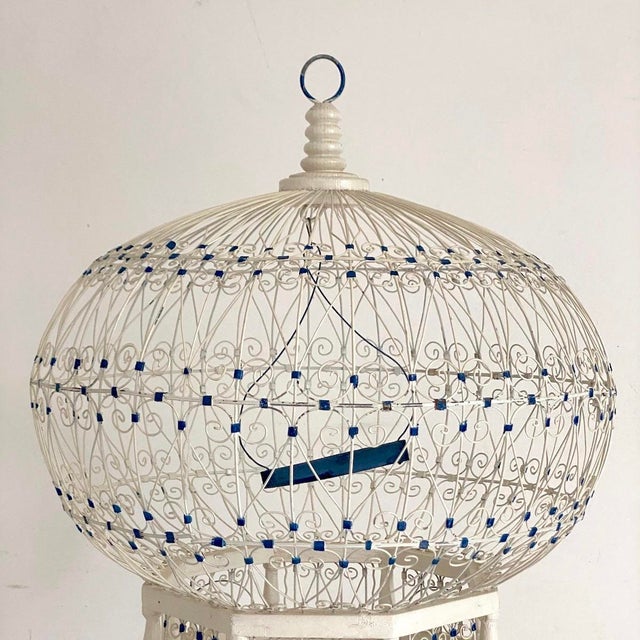 Vintage Bird Cage, 1960s For Sale - Image 3 of 9