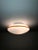 Itre Modern 1990 Murano Wall-Ceiling Lamp White-Amber For Sale - Image 4 of 13