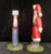 Mid-Century Modern Vintage 1987 Lisa Larson for Goebel Santa & Mrs. Claus Porcelain Candleholder Pair For Sale - Image 3 of 6