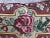 Burgundy 1940’s Floral Oblong Down Filled Needlepoint Pillow For Sale - Image 8 of 10