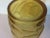 1930s 1930 Art Deco Rene Lalique Amber Tumbler Glass Vase Blidah Pattern Fruit and Leaves For Sale - Image 5 of 11