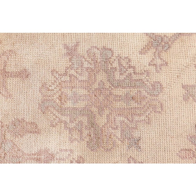 Early 20th Century Antique Turkish Oushak Rug For Sale - Image 5 of 10