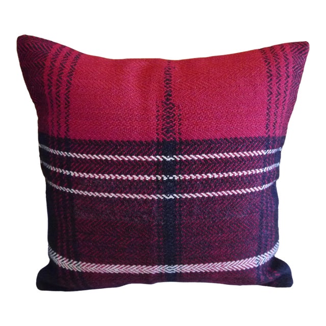 Vintage Turkish Kilim Pillow Cover For Sale
