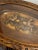 Antique French Renaissance Style Wood & Glass Top Tray Coffee Table with Carved Cherubs . Item featured a removable glass...