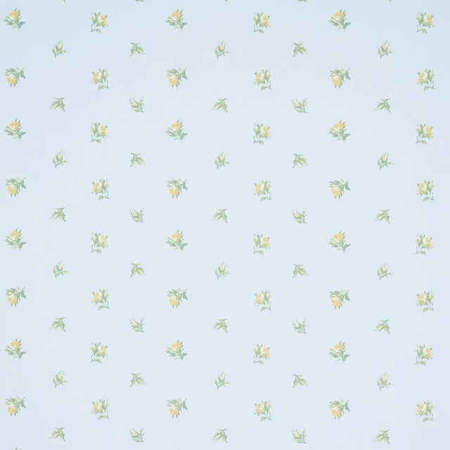 Sample - Schumacher Margie Floral Fabric in Marigold For Sale