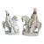 Pair of Mid 19th Century Staffordshire Scottish Hunters on Horseback For Sale