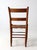 Antique Ladder Back Chair With Rush Seat For Sale - Image 4 of 10