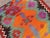 Small Colorful Handmade Turkish Kilim Rug - 35" X 48.5" For Sale - Image 4 of 8