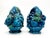 Blue 1960’s Inarco Blue Mood Indigo Fruit Topiary Salt and Pepper Shakers - Mid Century Modern, Retro For Sale - Image 8 of 10