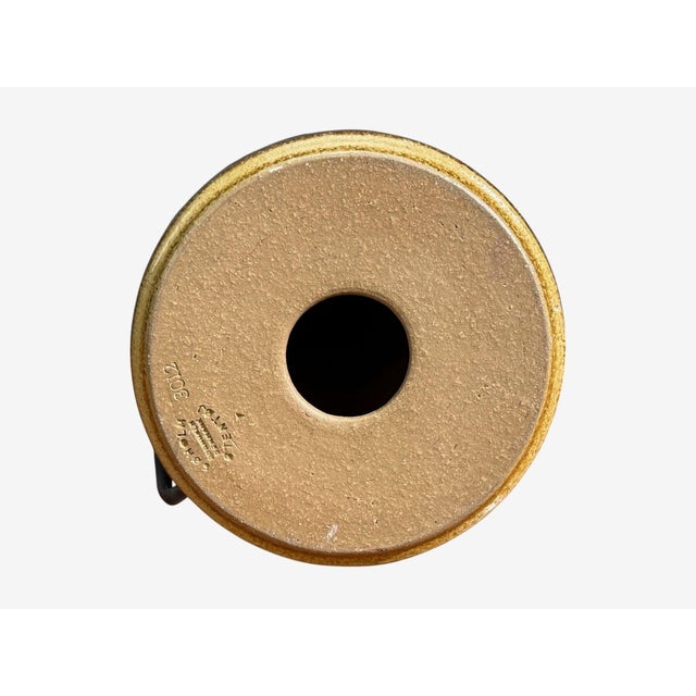 Brown Søholm Stentøj, Table Lamp, Brown Glazed Ceramic, Denmark, 1970s For Sale - Image 8 of 10