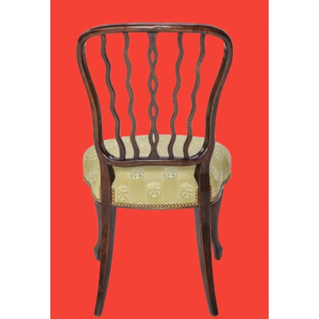Wood Eight Theodore Alexander Althorp Living History Dining Chairs For Sale - Image 7 of 12