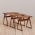 Vintage Danish Nesting Tables in Teak by Johannes Andersen for CFC Silkeborg, 1960s, Set of 3 For Sale - Image 17 of 17