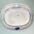 Blue Antique Flow Blue "Nonpareil" by Burgess & Leigh 18" Oval Serving Platter For Sale - Image 8 of 16