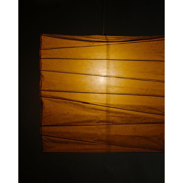 Early Mid-Century Isamu Noguchi 45x Akari Ceiling Lamp Pendant by Ozeki & Co, Japan, 1970s For Sale - Image 6 of 10