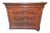 Louis Philippe Walnut Commode With Marble Top For Sale