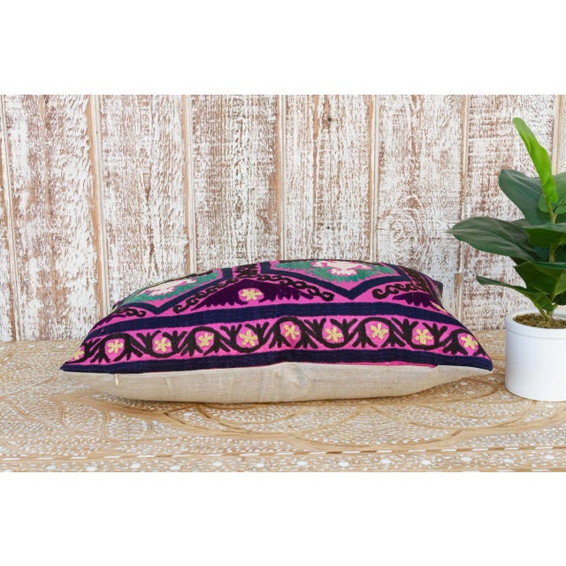 Dana Nurata Suzani Lumbar Pillow For Sale - Image 4 of 10