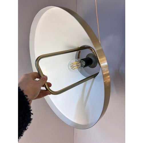 Gold Hanging Lamp from Fog & Mørup For Sale - Image 6 of 11