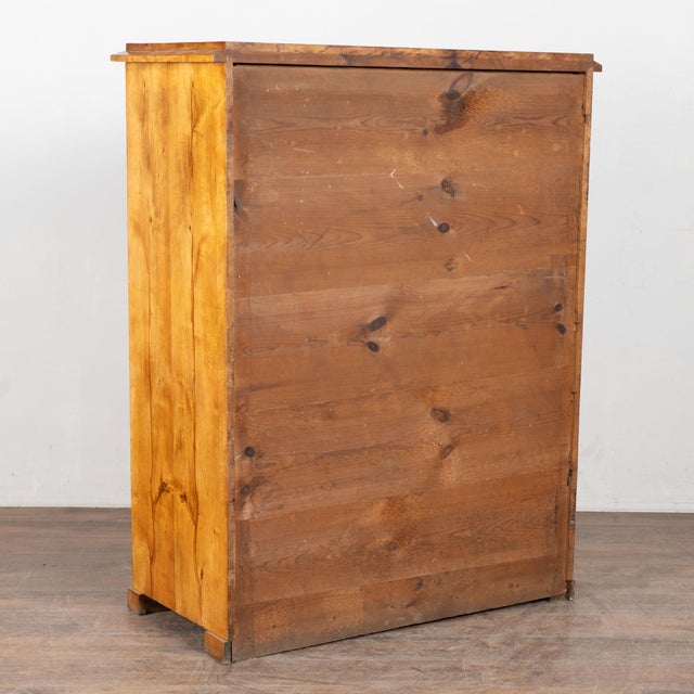 19th Century Swedish Biedermeier Birch Secretary Bureau For Sale - Image 11 of 11