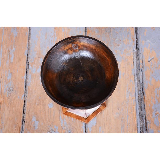 Biedermeier Walnut Bowl from Josef Danhauser, Austria, 1820s For Sale - Image 5 of 8