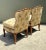 Ecru Vintage Palm Print Fabric Slipper Chairs - Pair For Sale - Image 8 of 12