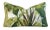 Early 21st Century Thibaut Travelers Palm Leaf Botanical Linen Feather/Down Pillow 24" X 14" For Sale - Image 5 of 8