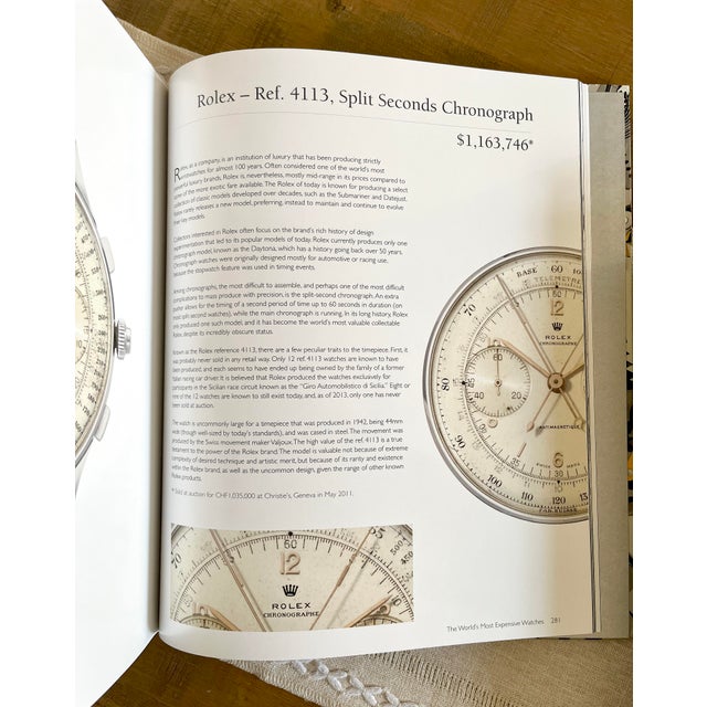 Vintage the World's Most Expensive Watches - Ariel Adams 2014 Hardcover Slipcase For Sale - Image 12 of 12